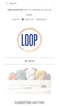 Mobile Screenshot of loopyarn.com